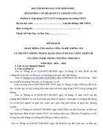 Bài tập cuối khóa module 9 cán bộ quản lí thcs