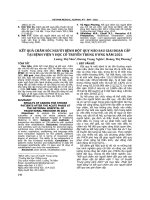 Kết quả chăm sóc người bệnh đột quỵ não sau giai đoạn cấp tại Bệnh viện Y học cổ truyền trung ương năm 2021