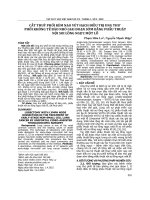 Cắt thuỳ phổi kèm nạo vét hạch điều trị ung thư phổi không tế bào nhỏ giai đoạn sớm bằng phẫu thuật nội soi lồng ngực một lỗ