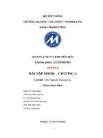 Hãy chọn một vài nhãn hiệu gần đây nhất tại thị trường thành phố HCM mà người tiêu dùng yêu thích và phân tích làm thế nào yếu tố sáng tạo trong quảng cáo góp phần cho sự phát triển 