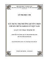 (LUẬN văn THẠC sĩ) một số giải pháp hoàn thiện hoạt động quản trị chuỗi cung ứng tại công ty cổ phần thực phẩm dinh dưỡng NUTIFOOD , luận văn thạc sĩ 