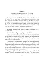 Giáo trình Nguyên lý quản lý kinh tế: Phần 2