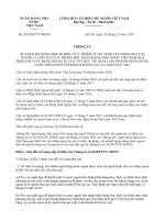 THÔNG tư 422018TT NHNN NGÀY 28122018 sửa đổi THÔNG tư 242015TT NHNN QUY ĐỊNH về CHO VAY BẰNG NGOẠI tệ của tổ CHỨC tín DỤNG, CHI NHÁNH NGÂN HÀNG nước NGOÀI đối với KHÁCH HÀNG VAY là NGƯỜI cư TRÚ DO NGÂN HÀNG NHÀ