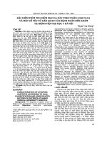 Đặc điểm viêm teo niêm mạc dạ dày theo phân loại OLGA và một số yếu tố liên quan của bệnh nhân đến khám tại Bệnh viện Đại học Y Hà Nội