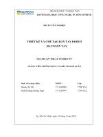 Thiết kế và chế tạo bàn tay robot hai ngón tay