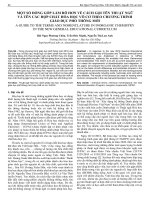 Một số đóng góp làm rõ hơn về cách gọi tên thuật ngữ và tên các hợp chất hóa học vô cơ theo chương trình giáo dục phổ thông mới