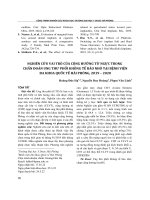 Nghiên cứu vai trò của cộng hưởng từ ngực trong chẩn đoán ung thư phổi không tế bào nhỏ tại Bệnh viện Đa khoa quốc tế Hải Phòng, 2019 – 2020