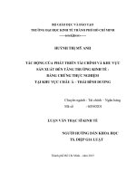 (LUẬN văn THẠC sĩ) tác động của phát triển tài chính và khu vực sản xuất đến tăng trưởng kinh tế   bằng chứng thực nghiệm tại khu vực châu á   thái bình dương 