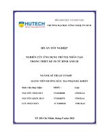 Nghiên cứu ứng dụng trí tuệ nhân tạo trong thiết kế 3d từ hình ảnh 2d