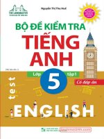 Bộ đề kiểm tra tiếng anh 5 tập 1