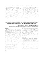 Một số yếu tố liên quan đến suy hô hấp do bệnh màng trong ở trẻ sơ sinh tại Bệnh viện Trẻ em Hải Phòng năm 2020