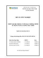 Thiết kế hệ thống vườn rau thông minh sử dụng năng lượng mặt trời