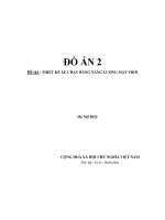 Đồ án 2   thiet ke xe chay bang nang luong mat troi 