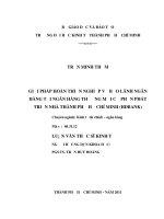 (LUẬN văn THẠC sĩ) giải pháp hoàn thiện nghiệp vụ bảo lãnh ngân hàng tại ngân hàng thương mại cổ phần phát triển nhà thành phố hồ chí minh (HDBANK) 