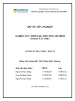 Nghiên cứu, thiết kế, thi công mô hình smart factory