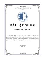 Hãy sưu tầm một bản án sơ thẩm của toà án liên quan đến việc giải quyết tranh chấp về lối đi chung của các bất động sản mà theo quan điểm của nhóm bản án đó chưa phù hợp 