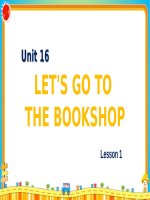 POWER POINT TIẾNG ANH 4 e4 unit 16 1