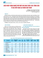 Giải pháp công nghệ phù hợp khi khai thác các tầng sâu ở các mỏ than lộ thiên Việt Nam