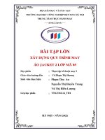 Báo cáo bài tập lớn áo jacket tại Trung tâm thưc hành may Trường Đại học Dệt May HÀ Nội