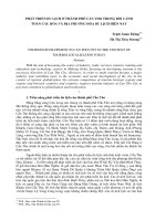 Phát triển du lịch ở thành phố Cần Thơ trong bối cảnh toàn cấu hóa và địa phương hóa du lịch hiện nay