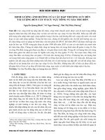 Định lượng ảnh hưởng của các đập thượng lưu đến tải lượng bùn cát ở lưu vực sông Vu Gia Thu Bồn