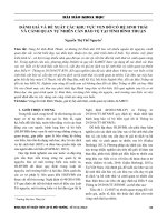 Đánh giá và đề xuất các khu vực ven bờ có hệ sinh thái và cảnh quan tự nhiên cần bảo vệ tại tỉnh Bình Thuận