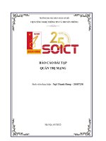 BÁO cáo bài tập QUẢN TRỊ MẠNG bài thực hành số 1 1 cấu hình mạng 