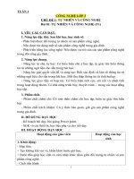 Giáo án công nghệ lớp 3 sách kết nối tri thức với cuộc sống (trọn bộ cả năm)