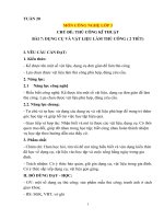 Giáo án công nghệ lớp 3 sách kết nối tri thức với cuộc sống (kì 2)