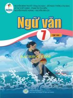 Sách giáo khoa ngữ văn 7 tập 2 cánh diều 