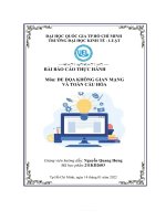 BÀI báo cáo THỰC HÀNH môn đe dọa KHÔNG GIAN MẠNG và TOÀN cầu hóa 