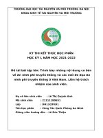 Trình bày những nội dung cơ bản về an ninh phi truyền thống và các mối đe dọa an ninh phi truyền thống ở việt nam  liên hệ trách nhiệm của sinh viên  