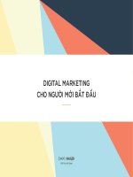 DIGITAL MARKETING CHO NGƯỜI MỚI BẮT ĐẦU