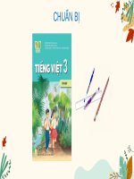 GIÁO án POWERPOINT TIẾNG VIỆT 3 kết nối TRI THỨC PHAN LINH 