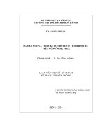 Luận văn Thạc sĩ Kỹ thuật: Nghiên cứu và thiết kế bộ chuyển chuyển đổi Ethernet - E1 trên công nghệ FPGA