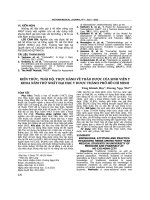 Kiến thức, thái độ, thực hành về thảo dược của sinh viên y khoa năm thứ nhất Đại học Y Dược thành phố Hồ Chí Minh