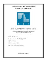 BÁO cáo ANTEN và TRUYỀN SÓNG CPW fed planar printed monopole antenna with impedance bandwidth enhanced 