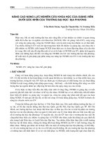 Nâng cao năng lực nghiên cứu khoa học của giảng viên dưới góc nhìn của trường đại học địa phương