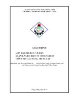 Giáo trình Vẽ điện (Nghề: Điện tử công nghiệp - CĐ/TC): Phần 1 - Trường Cao đẳng Nghề Đồng Tháp