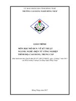 Giáo trình Vẽ kỹ thuật (Nghề: Điện tử công nghiệp - CĐ/TC) - Trường Cao đẳng Nghề Đồng Tháp