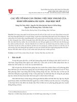 Các yếu tố rào cản trong việc học online của sinh viên khoa du lịch – đại học huế 