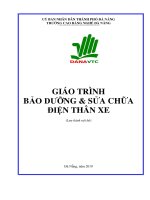 Giáo trình Bảo dưỡng và sửa chữa điện thân xe - Trường CĐ Nghề Đà Nẵng