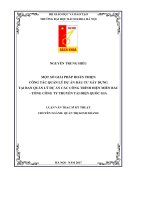 Luận văn Thạc sĩ Kỹ thuật: Một số giải pháp hoàn thiện công tác quản lý dự án đầu tư xây dựng tại ban quản lý dự án các công trình điện miền Bắc - Tổng Công ty Truyền tải điện