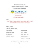 TIỂU LUẬN QUAN hệ CÔNG CHÚNG đề tài  PHÂN TÍCH các HOẠT ĐỘNG PR TRONG CHIẾN DỊCH TRUYỀN THÔNG “vươn CAO VIỆT NAM” của VINAMILK 