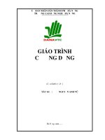 Giáo trình Cơ ứng dụng - Trường CĐ Nghề Đà Nẵng