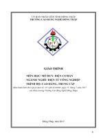 Giáo trình Điện cơ bản (Nghề: Điện tử công nghiệp - CĐ/TC): Phần 1 - Trường Cao đẳng Nghề Đồng Tháp