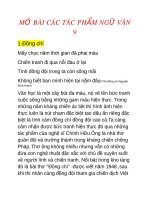 Hướng dẫn mở bài các tác phẩm Ngữ văn 9