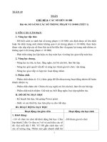 Kế hoạch bài dạy môn toán lớp 3 sách kết nối tri thức với cuộc sông, bản 2 (kì 2) soạn chuẩn cv 2345, chất lượng