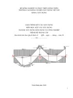 Giáo trình Kết cấu xây dựng (Nghề: Xây dựng dân dụng và công nghiệp - Trung cấp): Phần 1 - Trường Cao đẳng Cơ điện Xây dựng Việt Xô