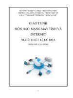 Giáo trình Mạng máy tính và Internet (Nghề: Thiết kế đồ họa - Cao đẳng): Phần 1 - Trường Cao đẳng Cơ điện Xây dựng Việt Xô